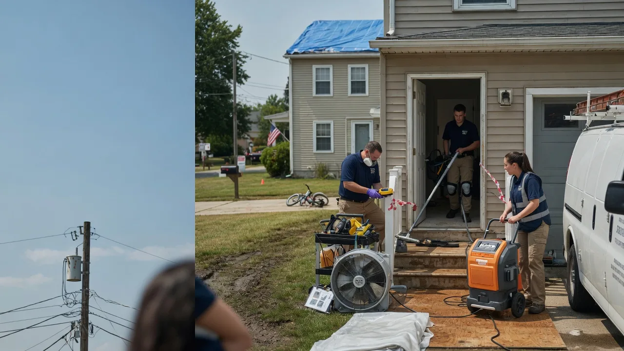 Water Damage Repair in Jamestown, LA near me